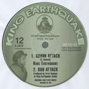 KING EARTHQUAKE – SHARK ATTACK / TORTURE THE DEVIL / KING EARTHQUAKE – KE10-12 - 10"