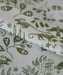 Image of Snowy River Damask - Spring Green on White - Half Yard