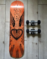 Sacred heart skateboard 