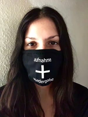 Image of aufnahme + wiedergabe Face Masks