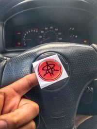 Image 4 of 2ZZYAMAYOTA Colored Steering Wheel Badges