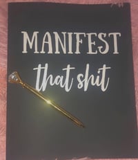 Manifest Journal With Gold Diamond Pen