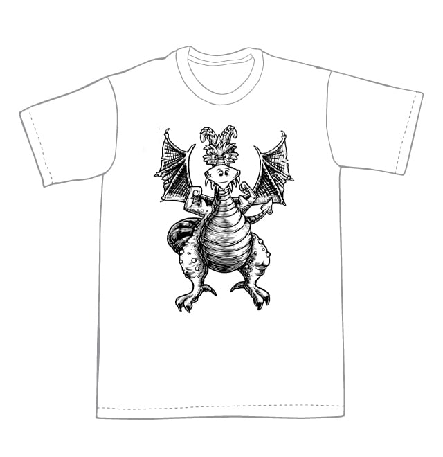 Muscle Bound Dragon T-shirt (A2)  **FREE SHIPPING**