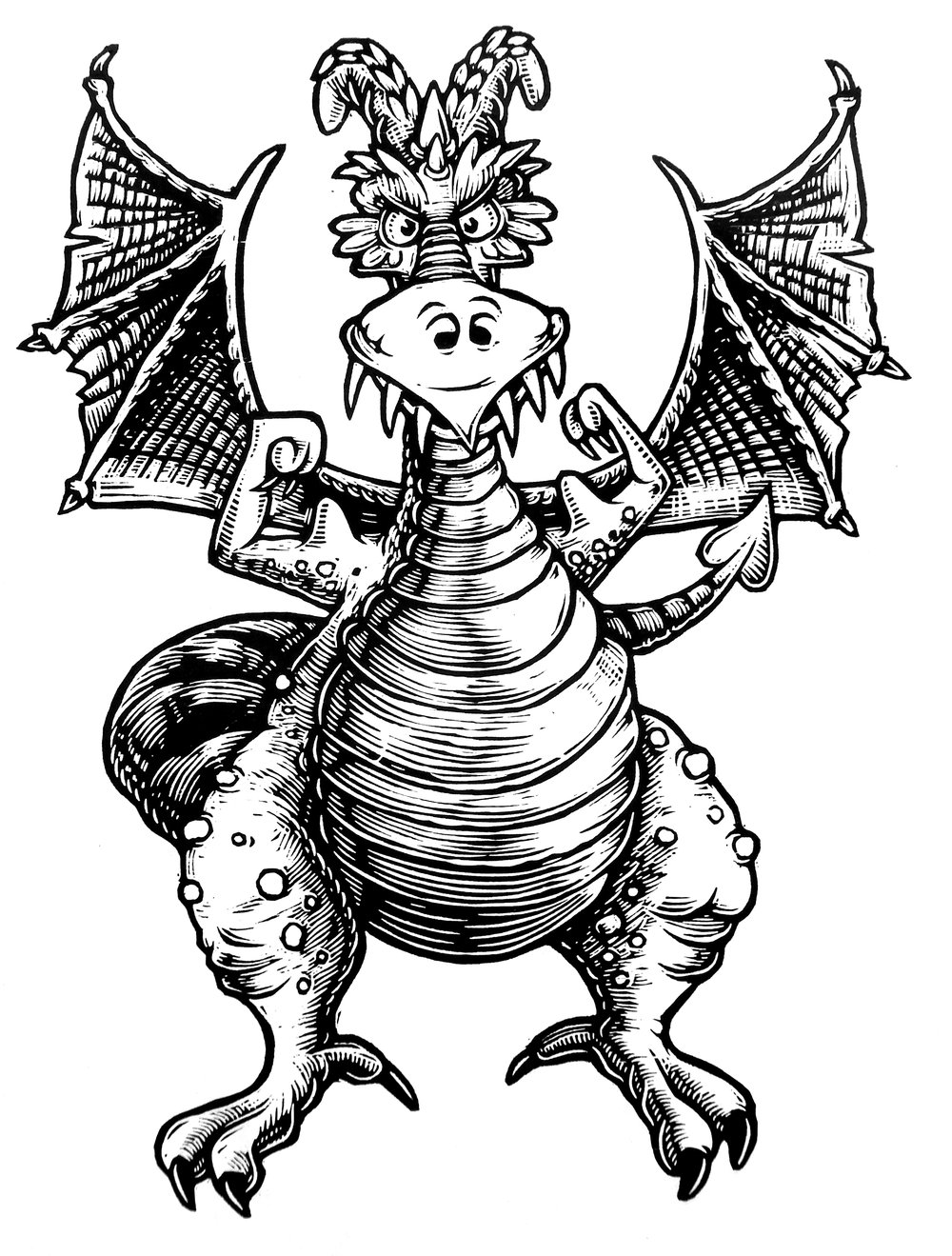 Muscle Bound Dragon T-shirt (A2) **FREE SHIPPING**