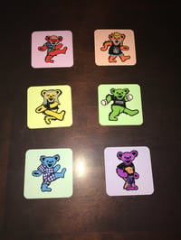 Image 2 of Band Bear Cork Coaster Set