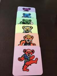 Image 3 of Band Bear Cork Coaster Set