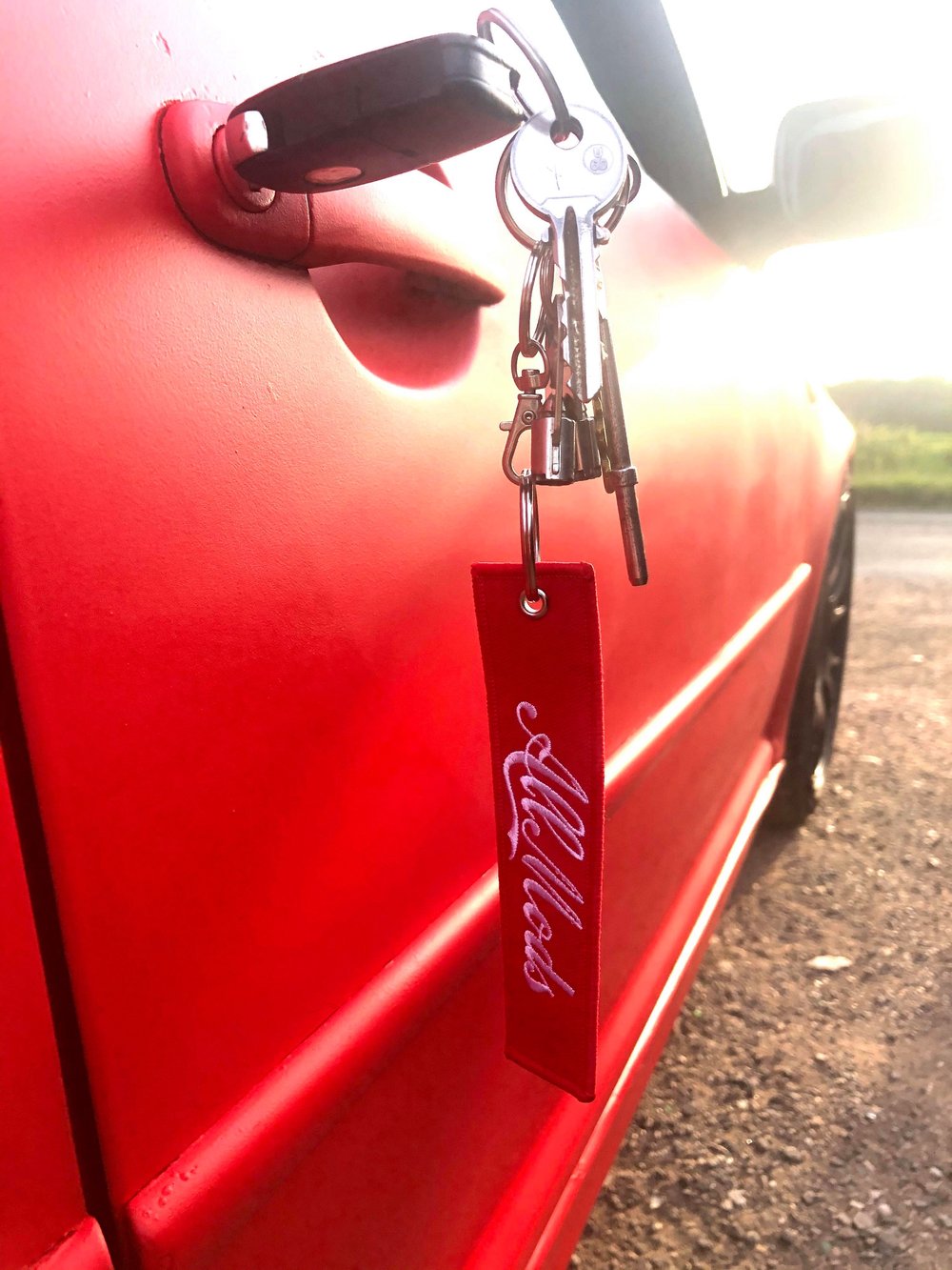 Allmods Flight Tag Red