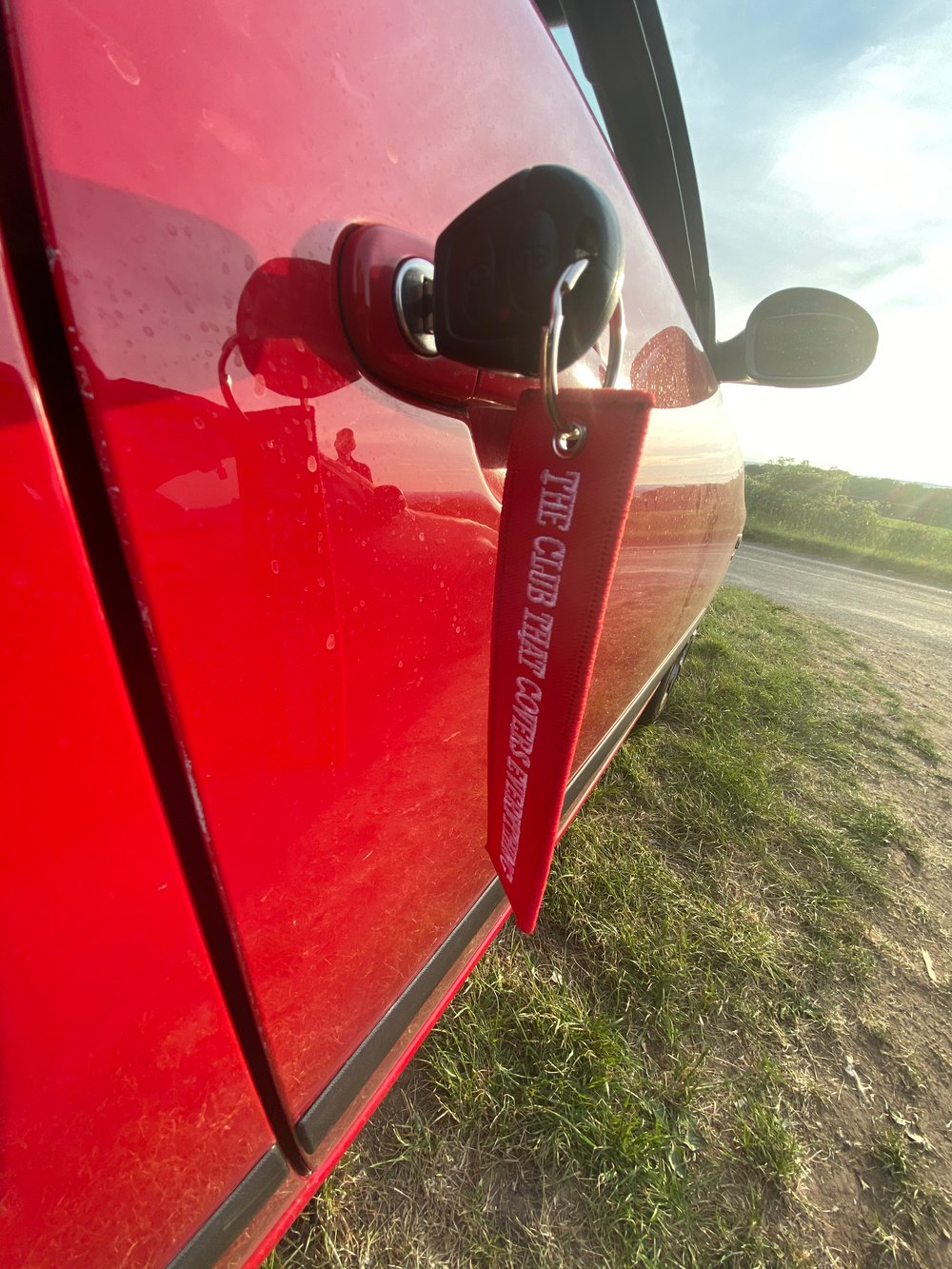 Allmods Flight Tag Red