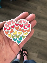 3” Vinyl Heart of Heart Sticker