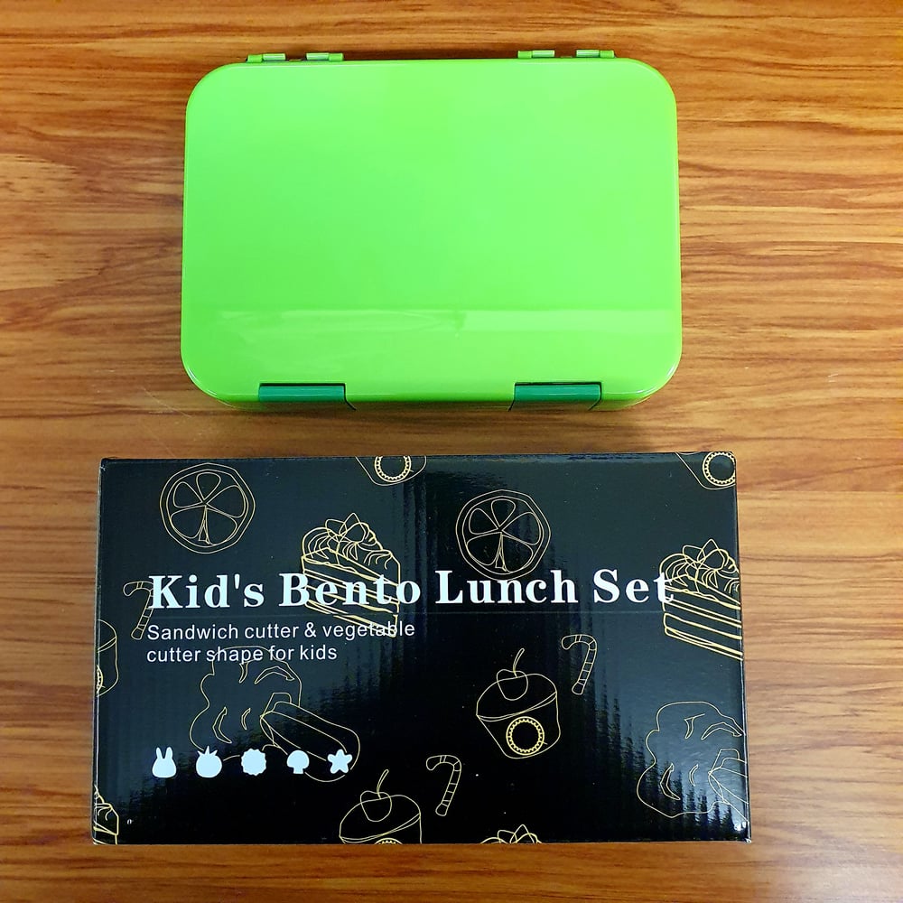 BENTO + CUTTER SET COMBO Apples and Bananas