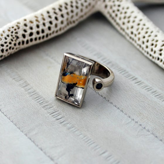 Image of Rutile Rings, 18k Gold