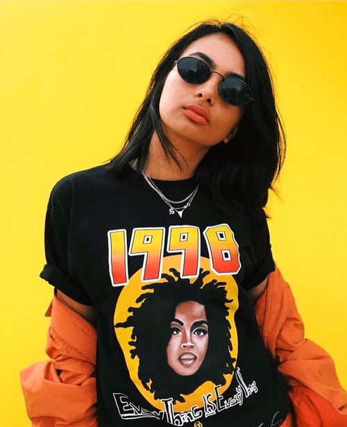 Image of LAURYN [1998 4EV TEE] (BLACK)