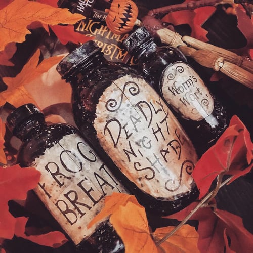 Image of Nightmare Before Christmas Potions Decor Bottle Set