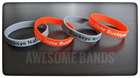 Ohio State Buckeyes NCAA silicone wristband set