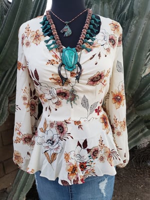 Image of Edith Flower Blouse 