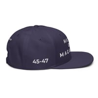 Image 21 of Mayor of MAGAVILLE 45-47 TRUMP Snapback Hat