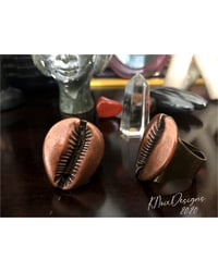 Image 1 of Unity’s Copper & Brass Cowrie Shells Adjustable Rings