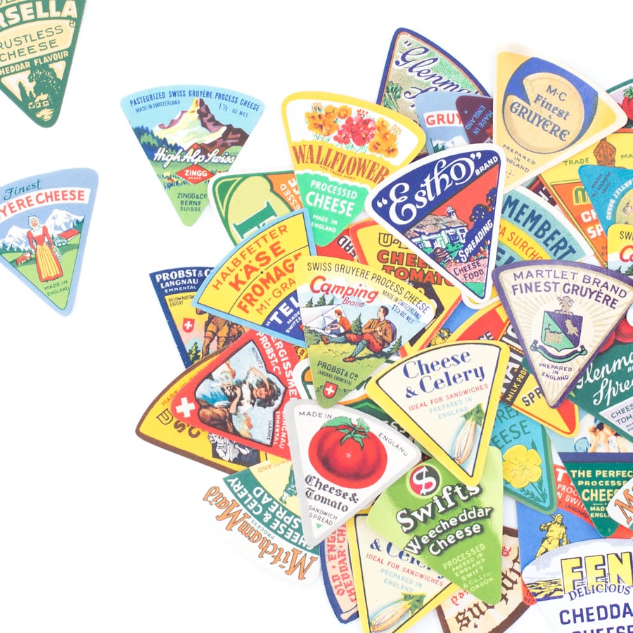 Image of Mini Cheese Labels - Set of 6