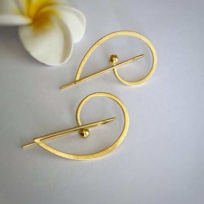 Bass Earrings – The Golden Cleat