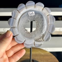 Image 1 of Druzy Agate Sunflower On Stand (26A)