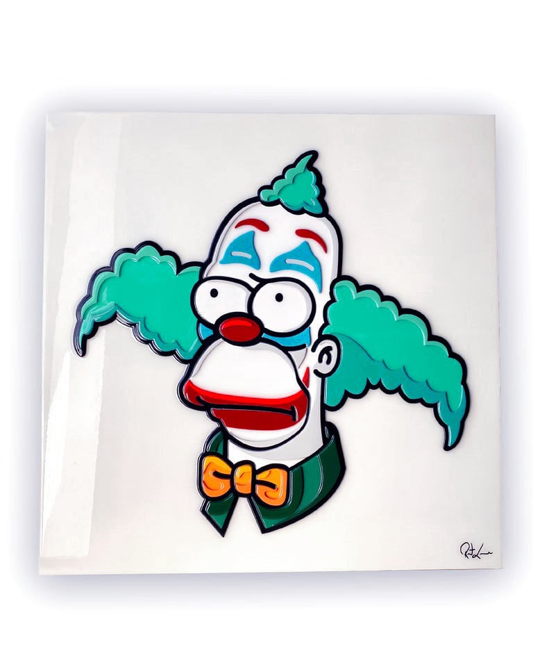 Image of Happy Face / Original Art / Multi layered MDF wood w/ Resin