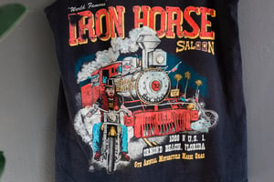 Image of Early 90's Iron Saloon 'Iron Horse' vest top