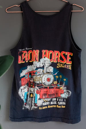 Image of Early 90's Iron Saloon 'Iron Horse' vest top