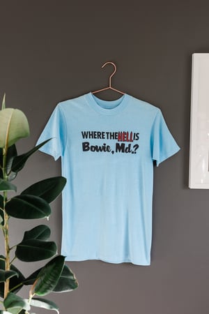 Image of Vintage 1980's  'Where the HELL is Bowie, MD' Tee