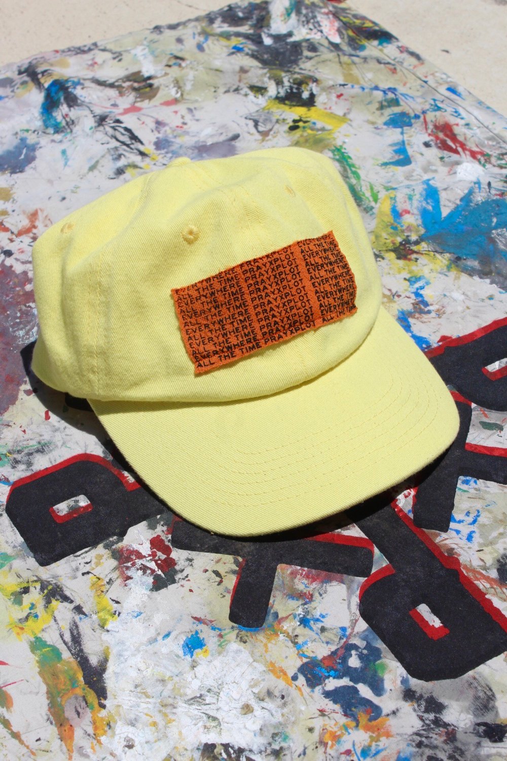 e.w.a.t. hat in yellow 