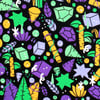 Purple black