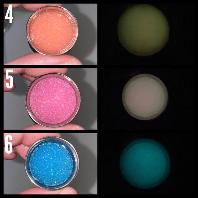 Image of Glow In The Dark Glitter Plugs (sizes 2g-2”)