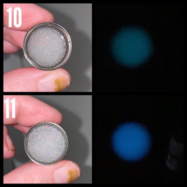 Image of Glow In The Dark Glitter Plugs (sizes 2g-2”)