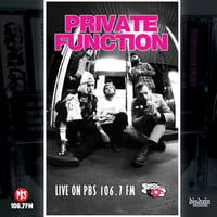 Private Function - Live On PBS 106.7 FM Cassette