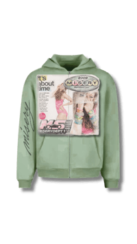 Image 2 of about time zip up