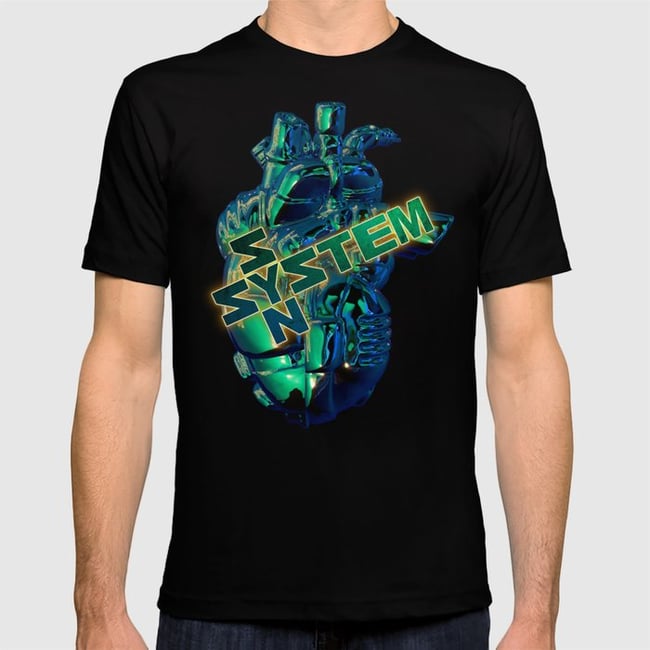 SYSTEM SYN Heart T-Shirt