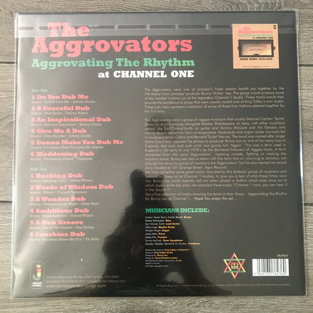 Image of The Aggrovators ‎– Aggrovating The Rhythm At Channel One - Rare Dubs 1976-1979 Vinyl LP