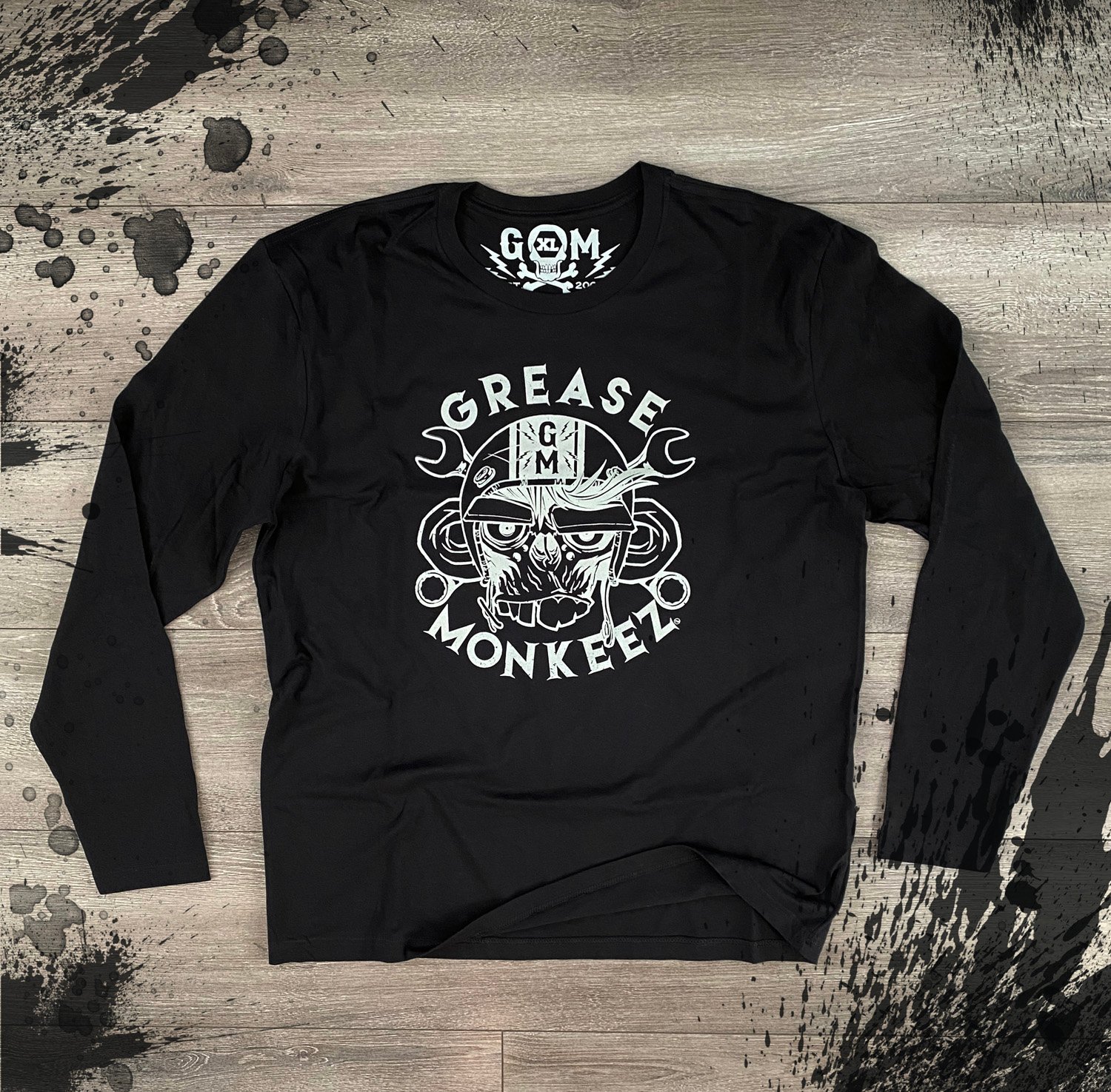 Image of Grease Monkeez - Long Sleeve Shirt - Logo