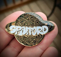 Space Gadget Pin Gold Deep Space