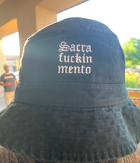 Image 1 of SACRAFUCKINMENTO BUCKET HATS
