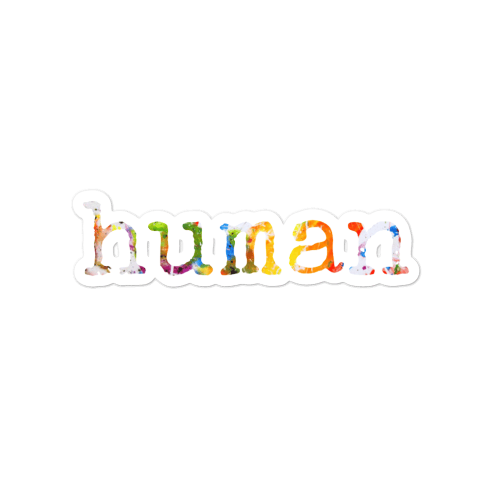 Image of HUMAN RACE Bubble-free stickers