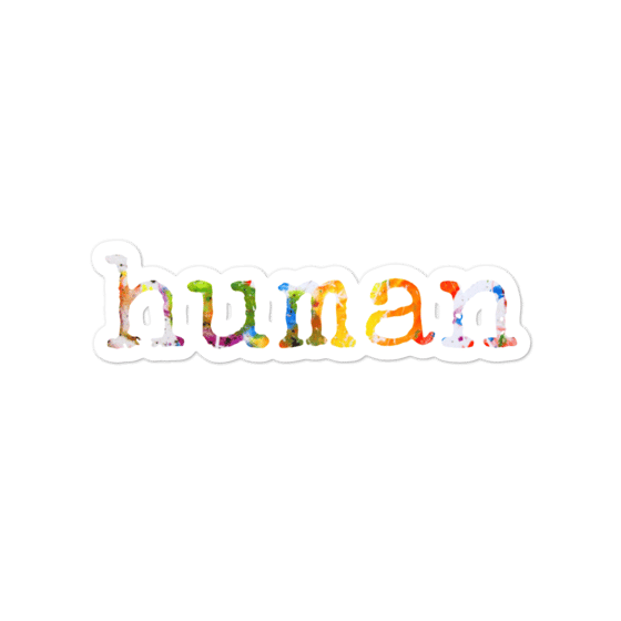 Image of HUMAN RACE Bubble-free stickers