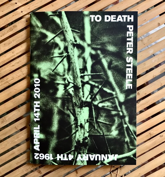 Image of To Death - Peter Steele Fanzine