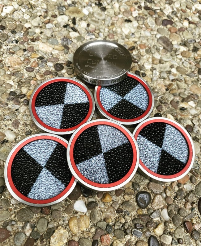 NEW Limited Edition - SSG Sugar Skull Checkered Stingray- Ball Marker