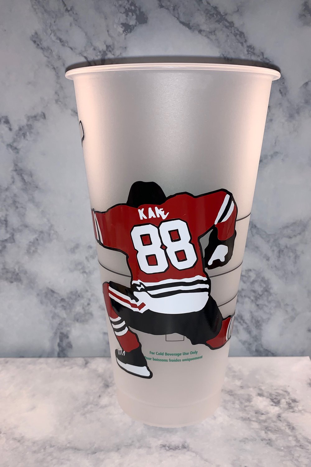 PATRICK KANE STARBUCKS COLD CUP