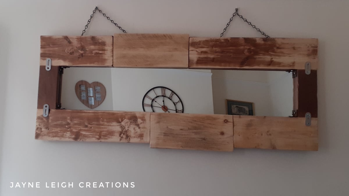 Image of Large Rustic Mirror