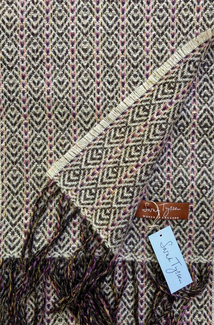 Image of Peat & Catkin 'Deco Fan' scarf