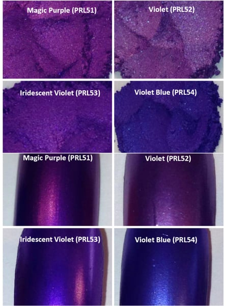 Image of Purple Pearl Pigments </p> 17 Colors Available