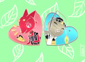 Flick & CJ pin set!  (Also available separately) 