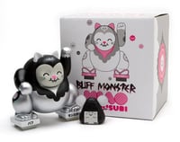 Image 1 of Buff Monster Silver/black Miao Cat & Mousubi Vinyl Set