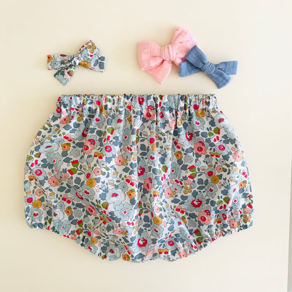 Image of Bloomer & petite jupe Liberty Betsy Porcelaine